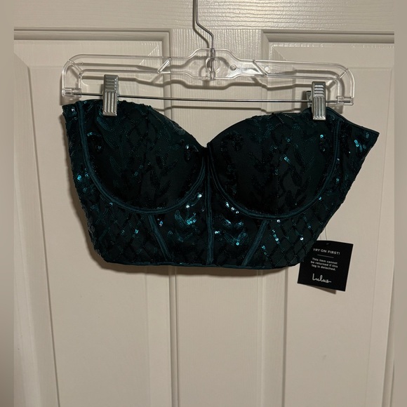 NWT - LuLu’s Two Piece Midi Dress - Sequin - Picture 10 of 12